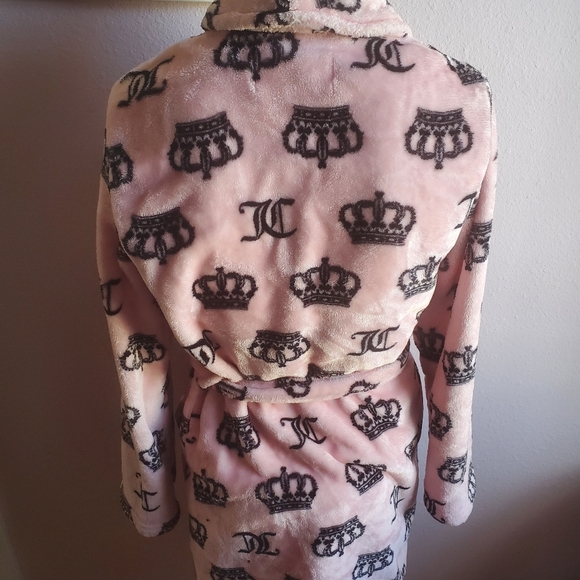 -   super soft ! juicy couture fleece robe - Picture 14 of 16